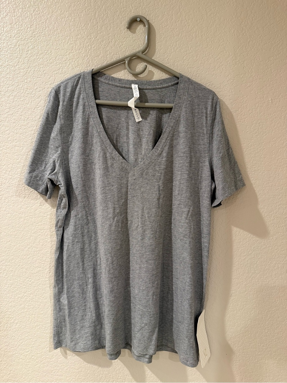 lululemon Love Tee Soft V-Neck Tee - Gray